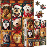 Weihnachtshunde Jigsaw Puzzle 1000 Stücke